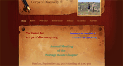 Desktop Screenshot of corpsofdiscovery.org
